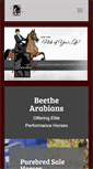 Mobile Screenshot of beethearabians.com